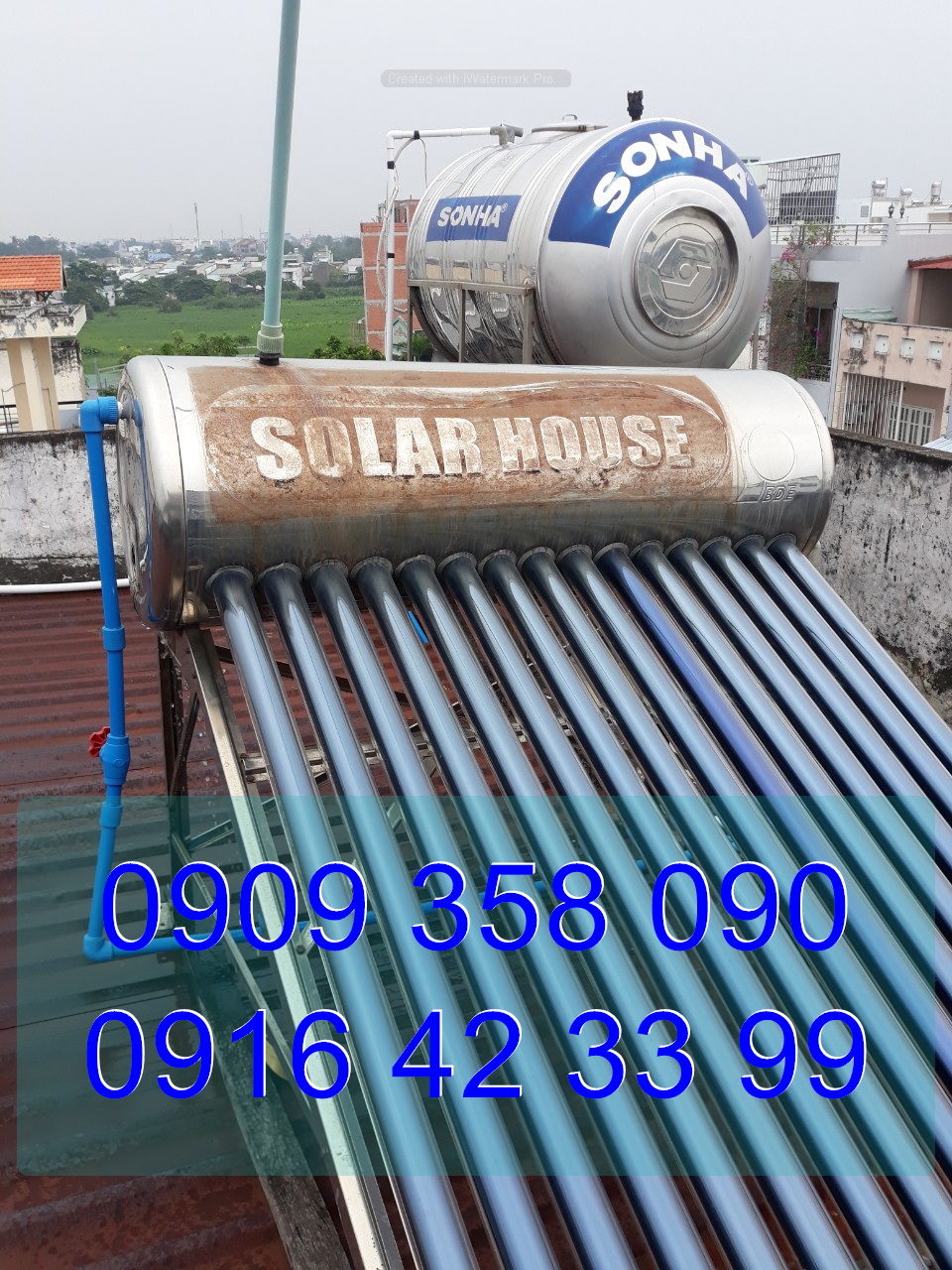 sửa máy nước nóng năng lượng mặt trời solar house