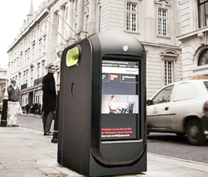 thùng rác năng lượng mặt trời